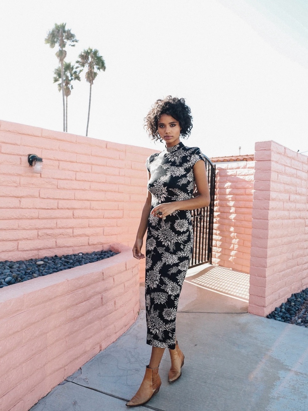 NWT Novella Royale Black Dahlia Maxi Dress Floral Jersey Knit 90s Boho Whimsy XS